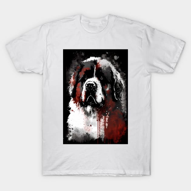 Tibetan Mastiff Portrait T-Shirt by TortillaChief